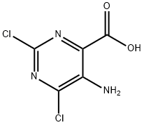 5-AMino-2,6-dichloropyriMidine-4-carboxylic acid Struktur