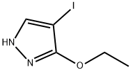 5-ethoxy-4-iodo-1H-pyrazole Struktur