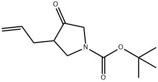 3-烯丙基-4-氧代吡咯烷-1-甲酸叔丁酯, 120871-73-0, 結構式