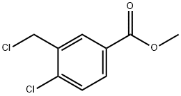 Methyl 4-chloro-3-(chloroMethyl)benzoate Struktur