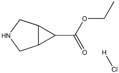 ethyl 3-azabicyclo[3.1.0]hexane-6-carboxylate hydrochloride Struktur