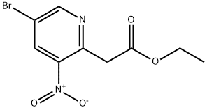 (5-BroMo-3-nitropyridin-2-yl)acetic acid ethyl ester