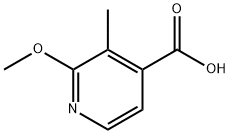 2-Methoxy-3-Methylisonicotinic acid Struktur