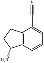 (R)-1-AMino-2,3-dihydro-1H-indene-4-carbonitrile hydrochloride Structure