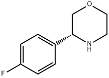 (3R)-3-(4-FLUOROPHENYL)MORPHOLINE Struktur