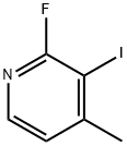 2-Fluoro-3-iodo-4-Methylpyridine Struktur