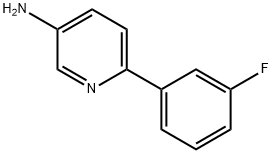 6-(3-Fluorophenyl)pyridin-3-aMine Struktur