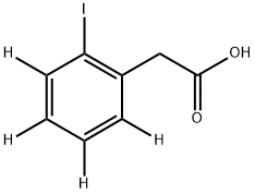 2-(2-Iodophenyl-d4)acetic Acid Struktur