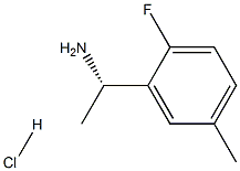(S)-1-(2-Fluoro-5-Methylphenyl)ethanaMine hydrochloride Struktur