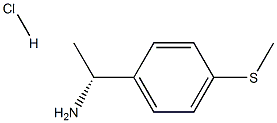 (R)-1-(4-(Methylthio)phenyl)ethanaMine hydrochloride Struktur