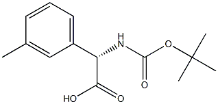 Boc-(S)-a-AMino-3-Methylbenzene-acetic acid Struktur