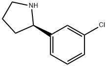 (2R)-2-(3-CHLOROPHENYL)PYRROLIDINE Struktur