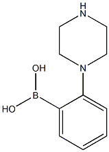 2-(piperazin-1-yl)phenylboronic acid Struktur