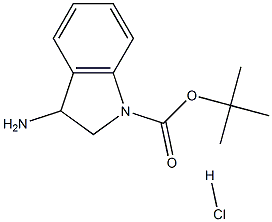 tert-Butyl 3-aMinoindoline-1-carboxylate hydrochloride Struktur