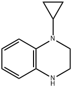 1-cyclopropyl-1,2,3,4-tetrahydroquinoxaline Struktur