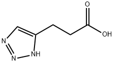 3-(1H-[1,2,3]triazol-4-yl)propanoic acid Structure