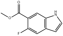 5-氟-吲哚-6-羧酸甲酯 結(jié)構(gòu)式