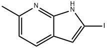 2-Iodo-6-Methyl-7-azaindole Struktur