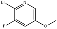 2-broMo-3-fluoro-5-Methoxypyridine Struktur