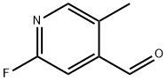 2-FLUORO-5-METHYLISONICOTINALDEHYDE Struktur