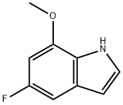 5-Fluoro-7-Methoxy-1h-indole Struktur