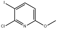 2-chloro-3-iodo-6-Methoxypyridine Struktur