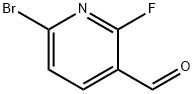 3-Pyridinecarboxaldehyde, 6-broMo-2-fluoro- Struktur