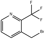 3-(BroMoMethyl)-2-(trifluoroMethyl)pyridine Struktur