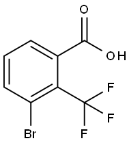 3-broMo-2-(trifluoroMethyl)benzoic acid Struktur