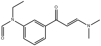 N-[3-[(2E)-3-(DiMethylaMino)-1-oxo-2-propen-1-yl]phenyl]-N-ethyl-forMaMide Struktur