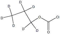 Propyl ChloroforMate-d7 Struktur