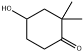 4-hydroxy-2,2-diMethylcyclohexanone Struktur