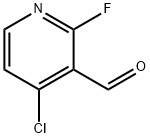 4-Chloro-2-fluoronicotinaldehyde Struktur