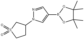 1-(Tetrahydro-1,1-dioxido-3-thienyl)-4-(4,4,5,5-tetraMethyl-1,3,2-dioxaborolan-2-yl)-1H-pyrazole|1-(Tetrahydro-1,1-dioxido-3-thienyl)-4-(4,4,5,5-tetraMethyl-1,3,2-dioxaborolan-2-yl)-1H-pyrazole