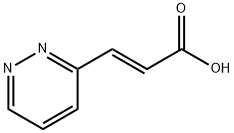 3-(Pyridazin-3-yl)acrylic acid Struktur