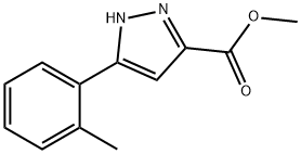 Methyl 3-(o-tolyl)-1H-pyrazole-5-carboxylate Struktur