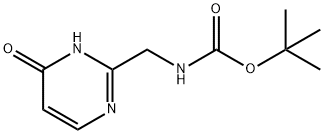 tert-butyl (4-hydroxypyrimidin-2-yl)methylcarbamate Struktur