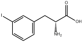 (R)-2-AMino-3-(3-iodophenyl)propanoic acid Struktur