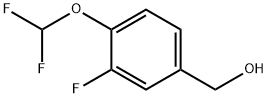 (4-(difluoromethoxy)-3-fluorophenyl)methanol Struktur