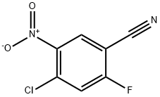 4-Chloro-2-fluoro-5-nitro-benzonitrile Struktur