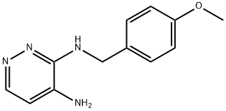 N3-(4-methoxybenzyl)pyridazine-3,4-diamine Struktur