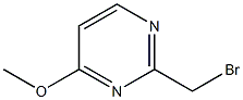 2-(Bromomethyl)-4-methoxypyrimidine Struktur