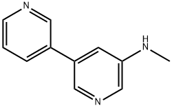 N-methyl-3,3'-bipyridin-5-amine Struktur