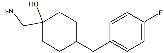 1-(aMinoMethyl)-4-(4-fluorobenzyl)cyclohexanol Struktur