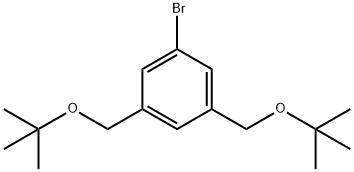 1-bromo-3,5-bis(tert-butoxymethyl)benzene Struktur