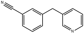 3-(PYRIDIN-3-YLMETHYL)BENZONITRILE Struktur