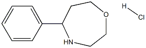 5-Phenyl-1,4-oxazepane hydrochloride Struktur