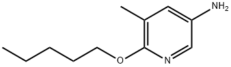 5-Methyl-6-(pentyloxy)pyridin-3-aMine Struktur