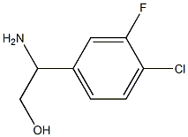 b-AMino-4-chloro-3-fluorobenzeneethanol Struktur