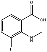 3-Fluoro-2-(methylamino)benzoic acid Struktur